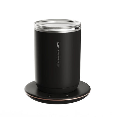 A sleek mug warmer designed to keep beverages hot