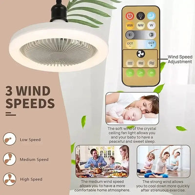 Smart Ceiling Fan with Remote Control - Meeri 4