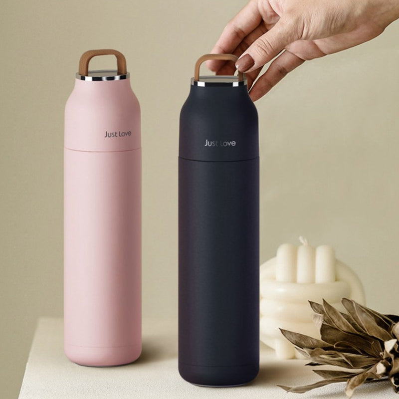 Sustainable steel bottle for reducing plastic waste