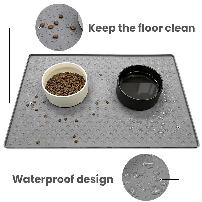 Dog Food Mat Silicone Waterproof - Meeri