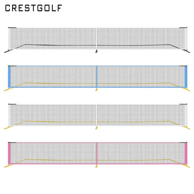 Indoor pickleball net with durable construction